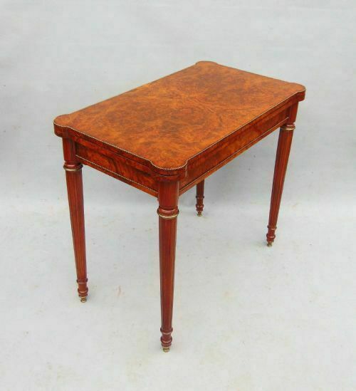 A Fine Walnut Gillows Card Table photo furniture