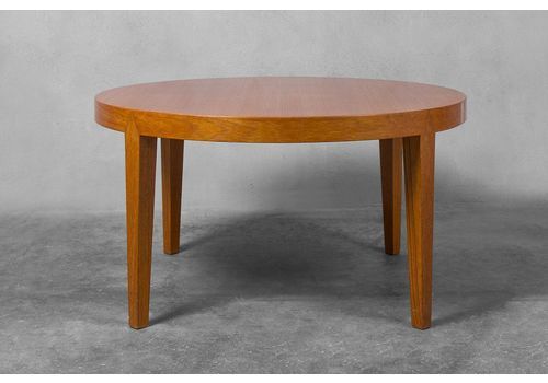 Danish Teak Round Coffee Table By Severin Hansen For Haslev Møbelsnedkeri, 1960s