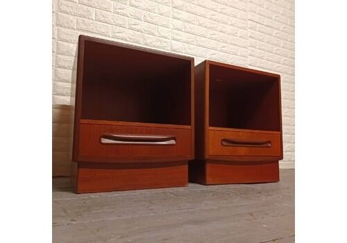 Pair Of G Plan Fresco Bedside Tables.