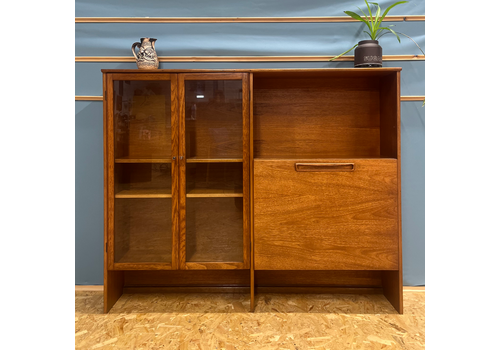 Mid Century Teak Meredew Shelving Unit