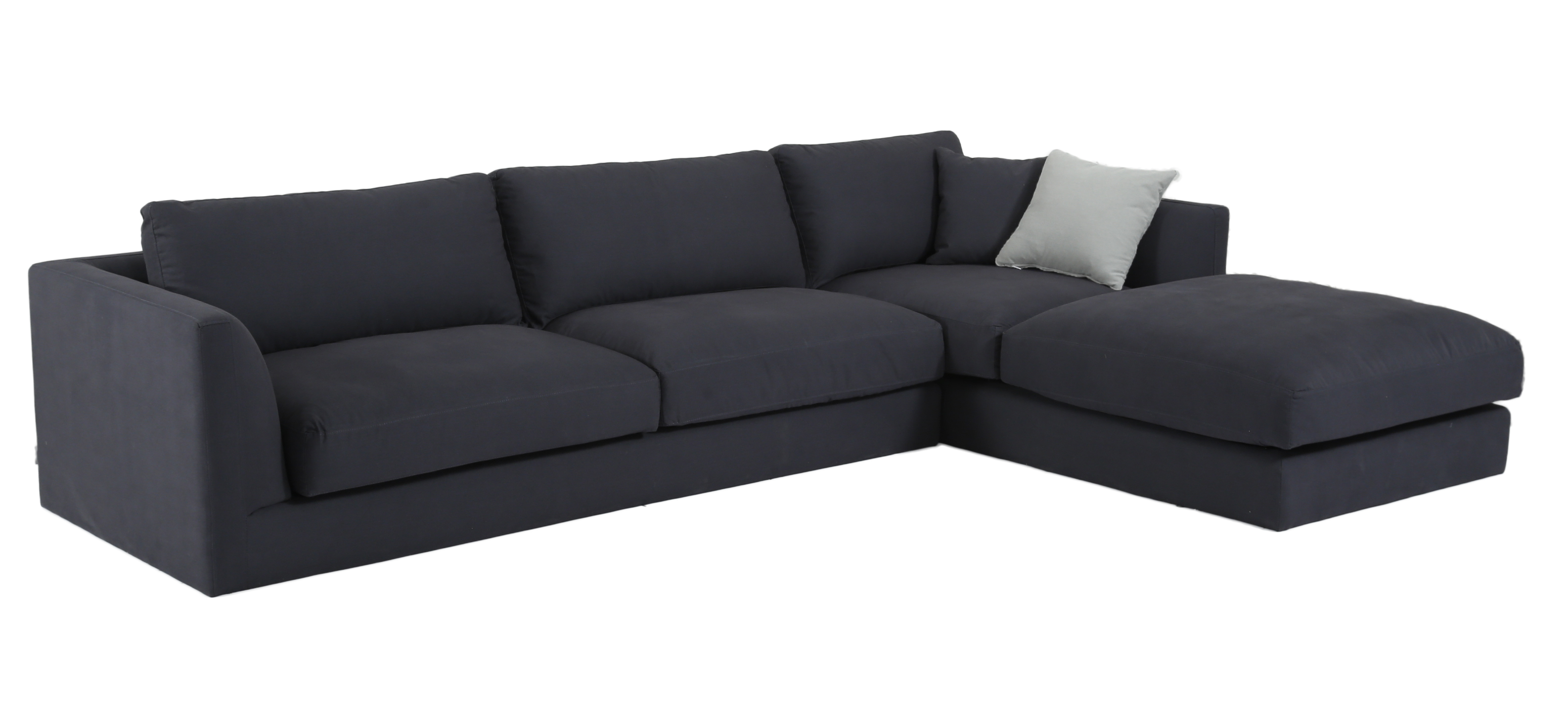2018 New Large Right Or Left Modular Corner Sofa Dark Grey 3 4 Seater Made To Order