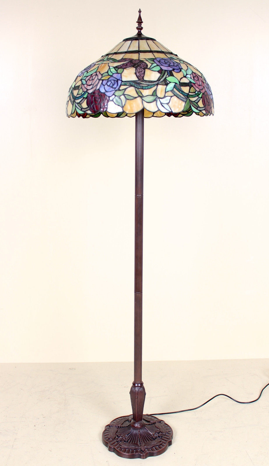 Tiffany Floor Lamp Stained Gl Standard Fine Quality Vinterior Tiffany Floor Lamp Stained Gl