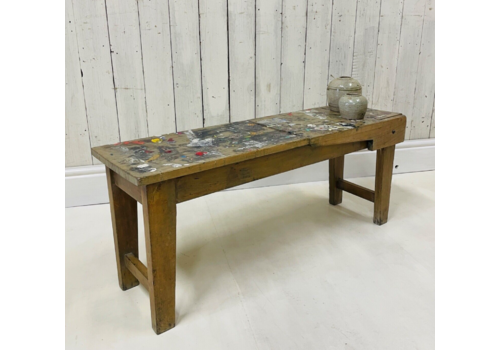 Windsor & Newton Artist Donkey Easel Stool Bedside Vtg Table Bench Display Table