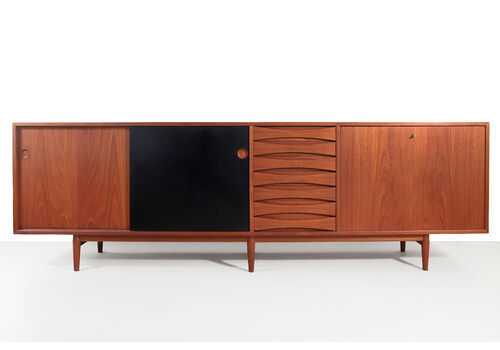 Teak Arne Vodder Sideboard Model 29 For Sibast, Denmark