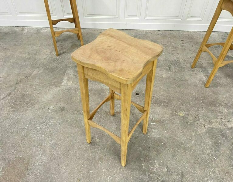 Set Of 4 Brutalist High Stools photo for sale