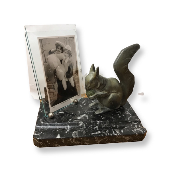 Art Deco Figural Picture Frame/Desk Tidy | Vinterior