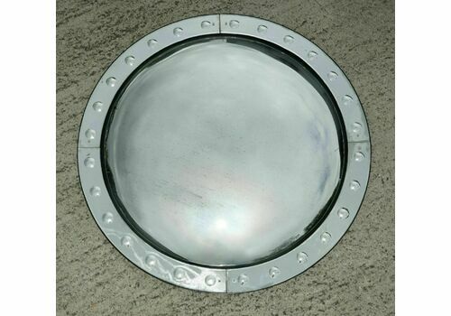 Massive Round 136cm Tall Convex Glass Sorcerers Mirror Butlers Wall Mirror