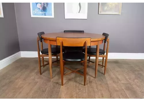 Vintage Retro G Plan Fresco Dining Table And 4 Chairs