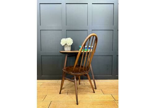 Rare Ercol Table Model 265 /Elm Dining Table Extension / Ercol Desk And Chair