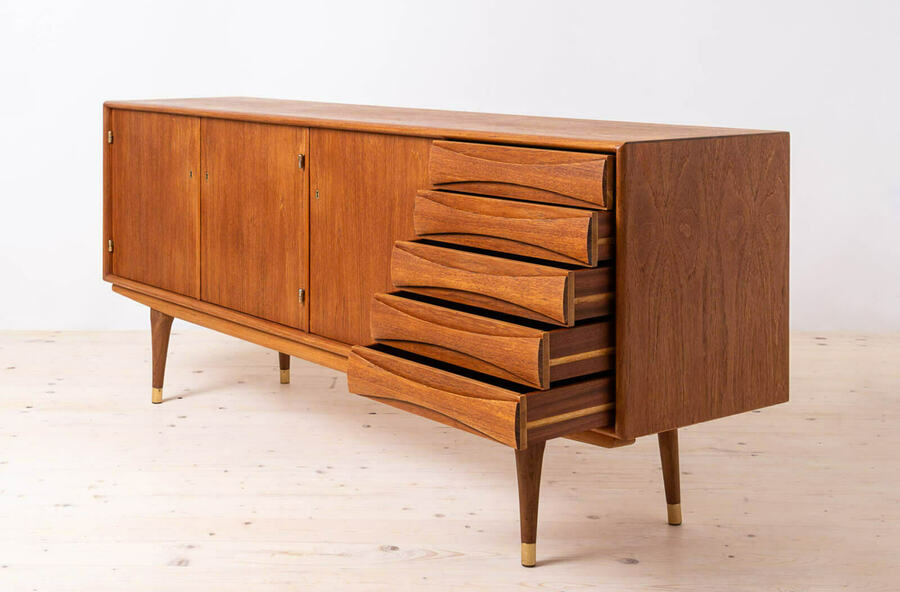 Sven Andersen Teak Sideboard, Timeless Scandinavian & Midcentury Modern Elegance, 1950s photo for sale