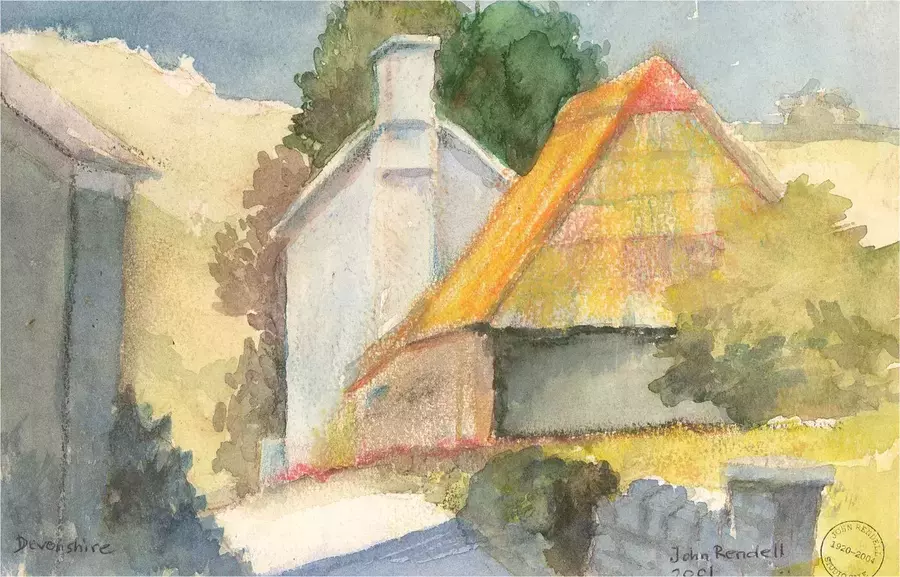 John Rendell (1920 2004) Signed Mid 20th Century Watercolour, Devon ...