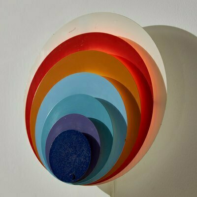 Peacock Wall Lamp By Bent Karlby For Lyfa, 1970s photo furniture