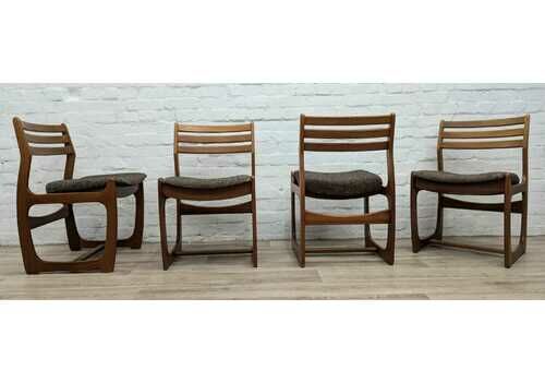 Mid Century Dining Chairs By Portwood Of Stockport X 4
