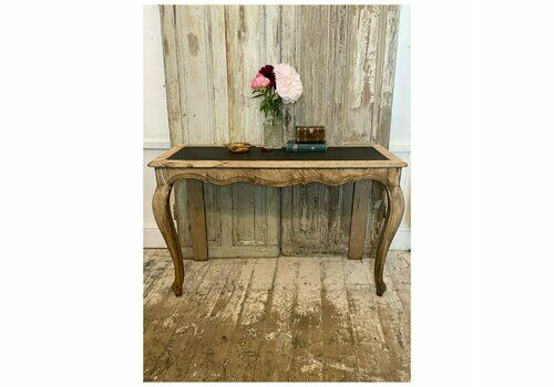 Antique French Bleached Oak Console C.1910