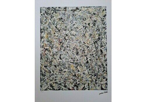 Jackson Pollock Signed Certificate (Abstarct Wall Art, Abstract Art)