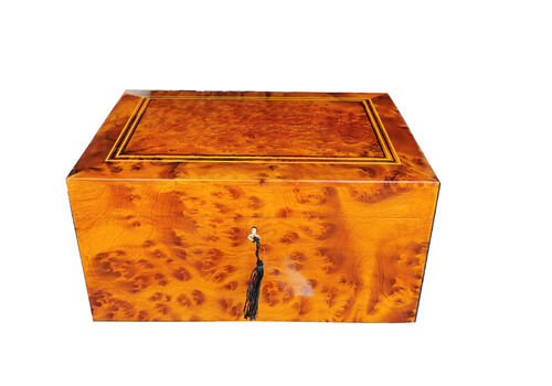 Large Luxurious Jewellery Box. Marquetry