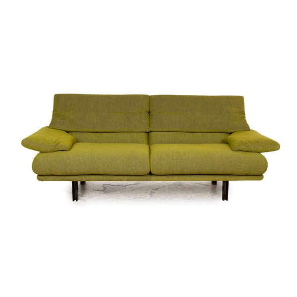 B&B Italia Alanda Fabric Three Seater Green Sofa Manual Function