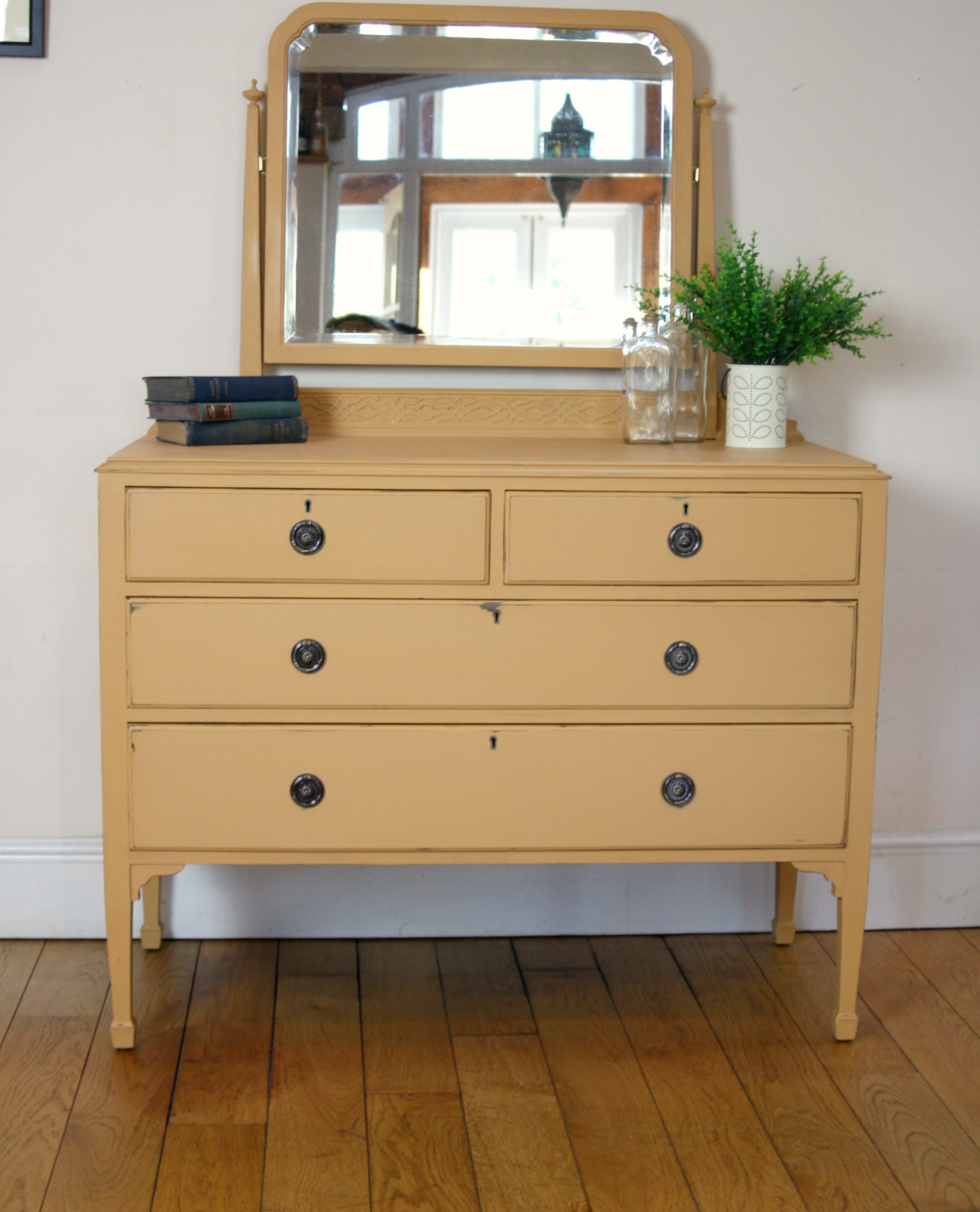 Original Edwardian James Archibald Dressing Table Drawers Dresser