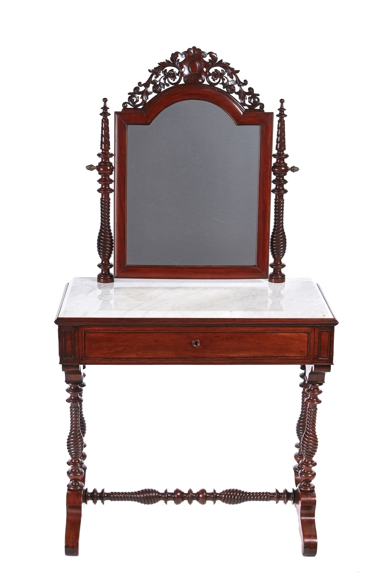 Fantastic Quality Victorian Mahogany Dressing Table Vinterior
