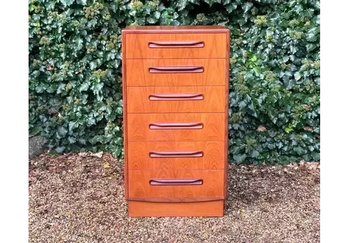Vintage 1970’s G Plan Tallboy Chest Of Drawers