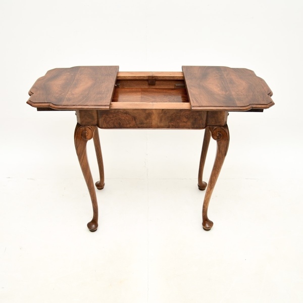Antique Figured Walnut Occasional Side Table photo Furniture