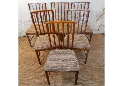 Six Vintage Mc Intosh Dining Chairs