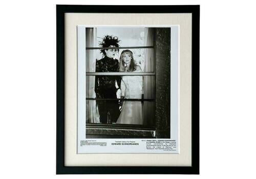 Edward Scissorhands  Publicity Film Still 1990 Johnny Depp Winona Ryder   Framed