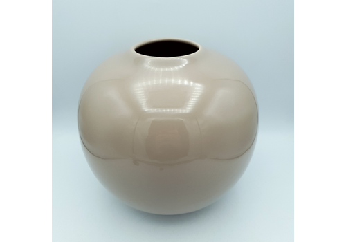 Calligaris Objects Vase Spherical Decorative Balloon Vase In Mushroom H22cm