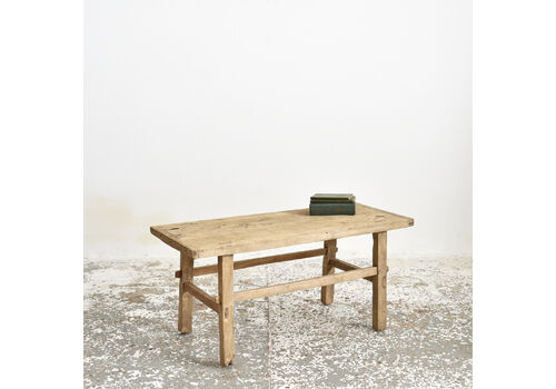 Antique Rustic Elm Coffee Table – An