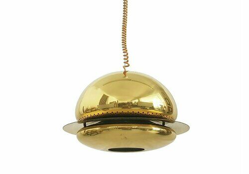 Gilt Metal Nictea Pendant By Tobia & Afra Scarpa For Flos