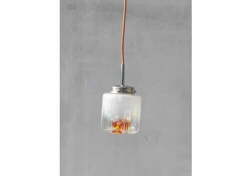 Vintage Pendant Light / Mazzega Style / Mid Century Modern Murano Glass Lamp / Retro Pendant Light / Murano Art Glass / Italy / 70