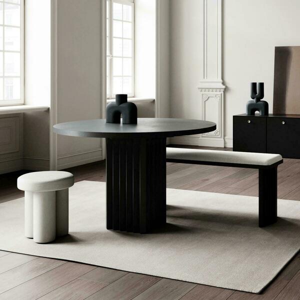 Dining Table, Pedestal Table, Model Arc, Art Deco Style, Contemporary Work. photo for sale