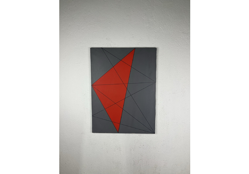 Untitled 1975 Chirulli Oil On Canvas Vintage Design