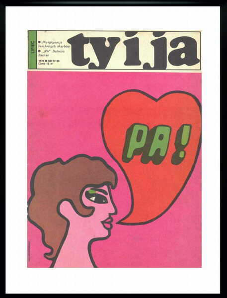 The Cover Of The Monthly Magazine Ty And Ja, Cars. Jan Młodożeniec, 07/ ...