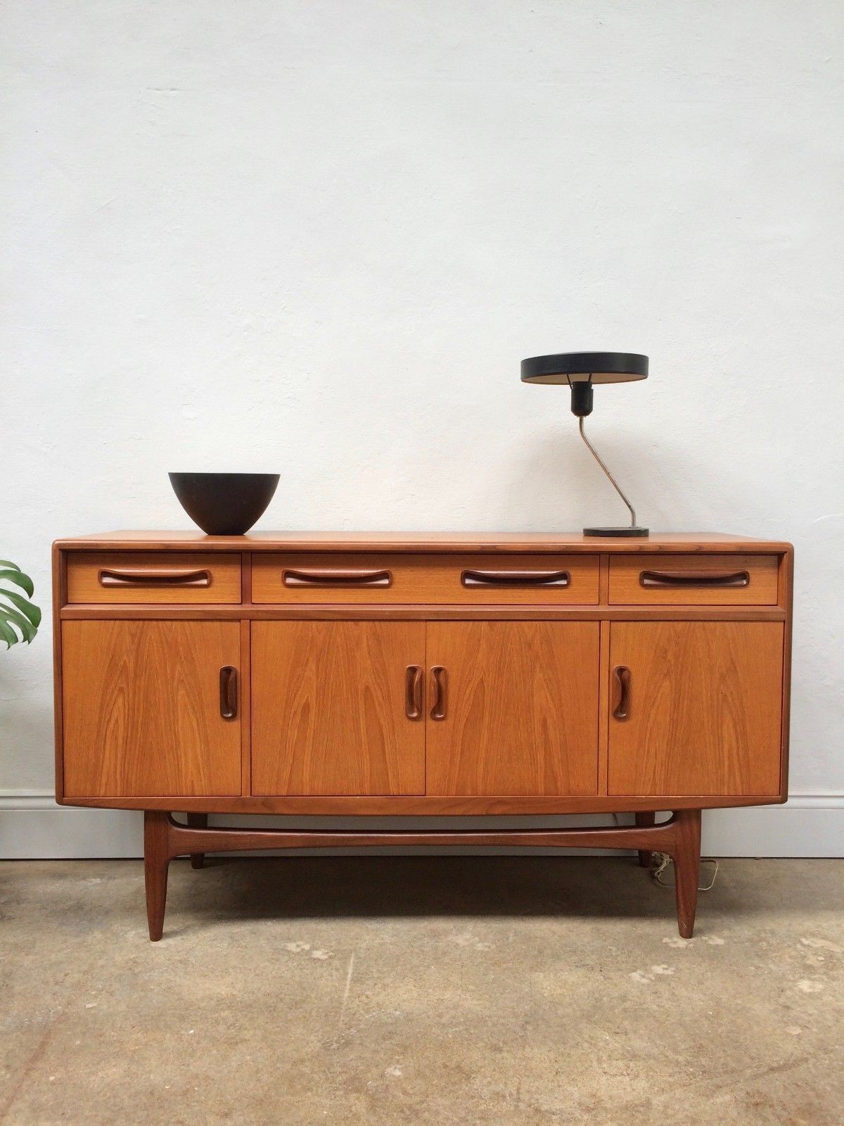Vintage G Plan Fresco Teak Sideboard. 1960s Danish Retro Vinterior