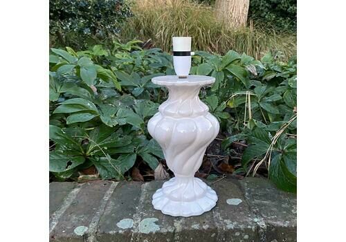 Quality Mid Century Pottery Lamp From Harvey Nichols, Vintage Table Lamp 1950s, Working
