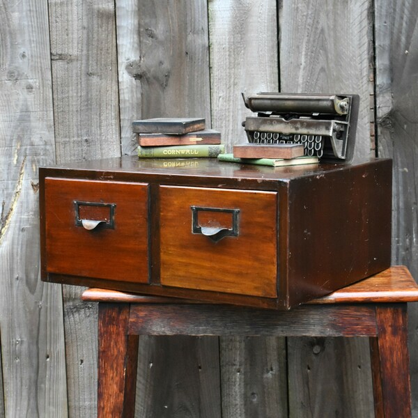 Antique Globe Wernicke Mahogany Filing Index Bank Of Drawers Library Cabinet photo furniture