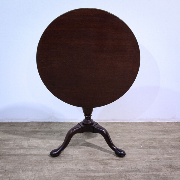 George II Mahogany Tripod Table With Tilt Mechanism photo furniture