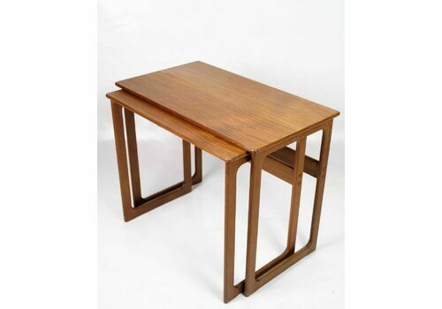 Set Of 2 Nesting Tables   Model 219   Teak   Johannes Andersen & Illum Wikkelsø   Cfc Silkeborg   1960s Excellent Condition