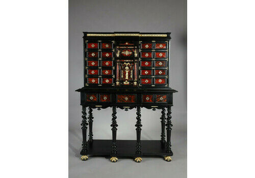 Free Standing Cabinet In The Style Of 17th Century Flemish Cabinets