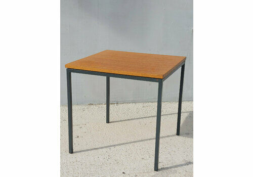 Vintage Industrial Side Table/Stol Kamnik/Designer Side Table/Mcm Industrial Side Table/Vintage Side Table/Industrial Style/Yugoslavia/70