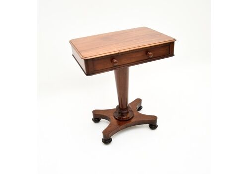 Antique William IV Mahogany Occasional Side Table