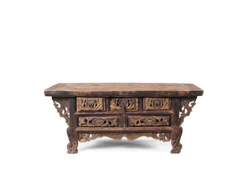 Antique Chinese Ming Kang Table, 17th Century