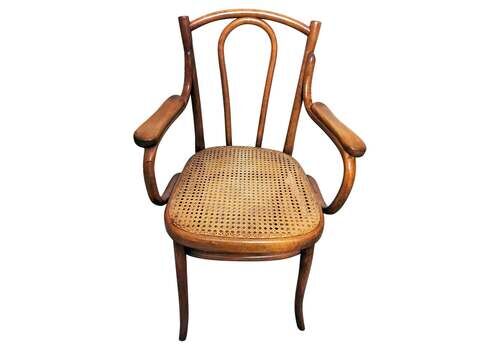 Thonet Gebruder Vienna Gmbh No.56 Bentwood And Vienna Straw Chair