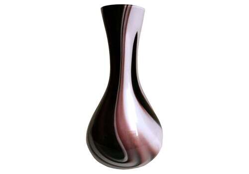 Moretti Carlo Murano Vase In Colored Opaline Glass