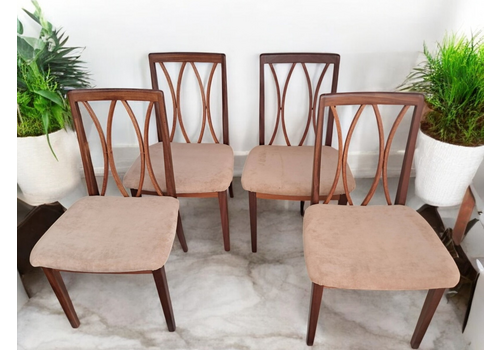 Mid Century Vintage G Plan Dining Chairs  X 4 Retro Teak E Gomme 1960