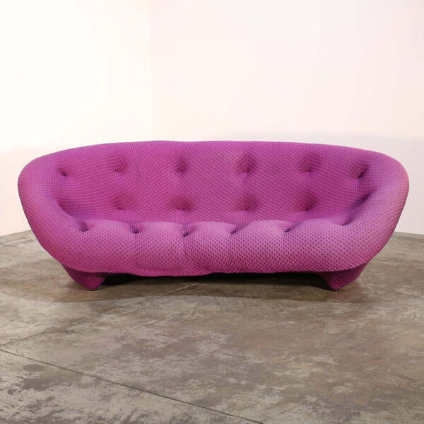 Ligne Roset High Back Magenta Ploum Sofa By Ronan & Erwan Bouroullec photo furniture