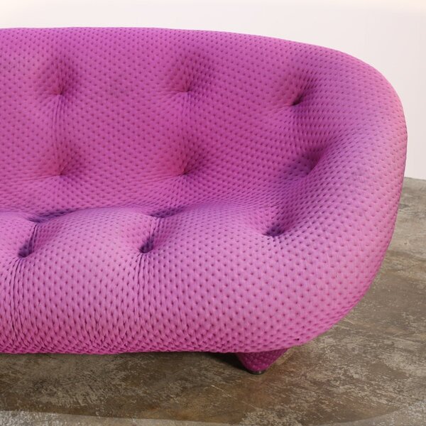 Ligne Roset High Back Magenta Ploum Sofa By Ronan & Erwan Bouroullec photo Furniture