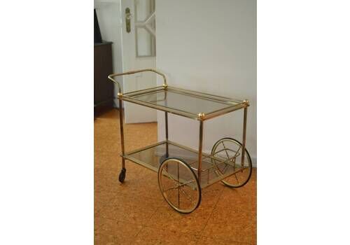 Vintage Mid Century Trolley Serving Cart