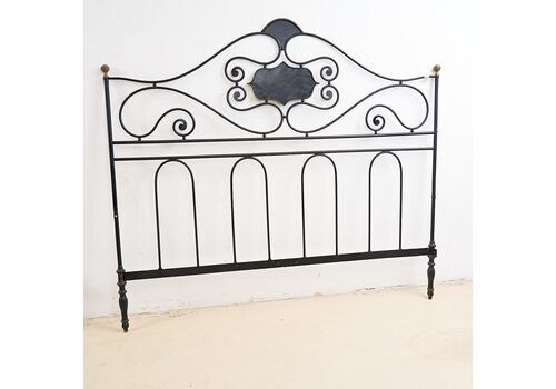 Antique Wrought Iron Bed, 1920s